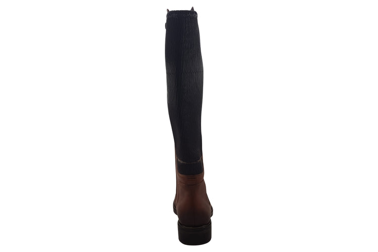 Caprice Gamble 25513-41 Cognac Comb Womens Boots