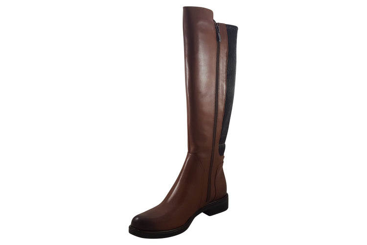 Caprice Gamble 25513-41 Cognac Comb Womens Boots