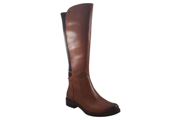 Caprice Gamble 25513-41 Cognac Comb Womens Boots