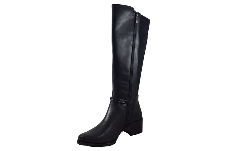 Caprice Hilda-Anne 25508-41 Black Comb Womens Boots