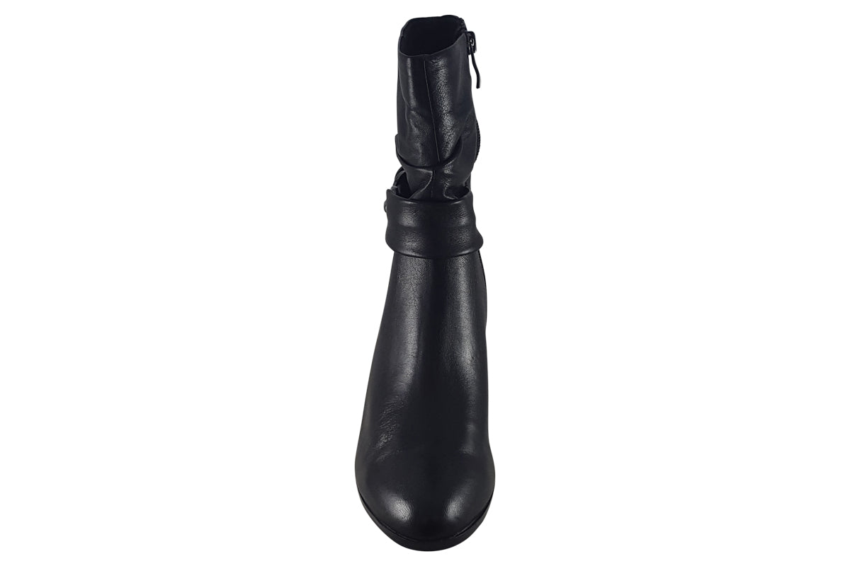 caprice-laverne-black-leather-womens-top