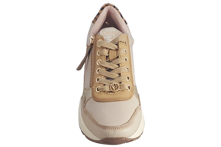 Carmela Carly 162442 Beige Women Fashion Trainers