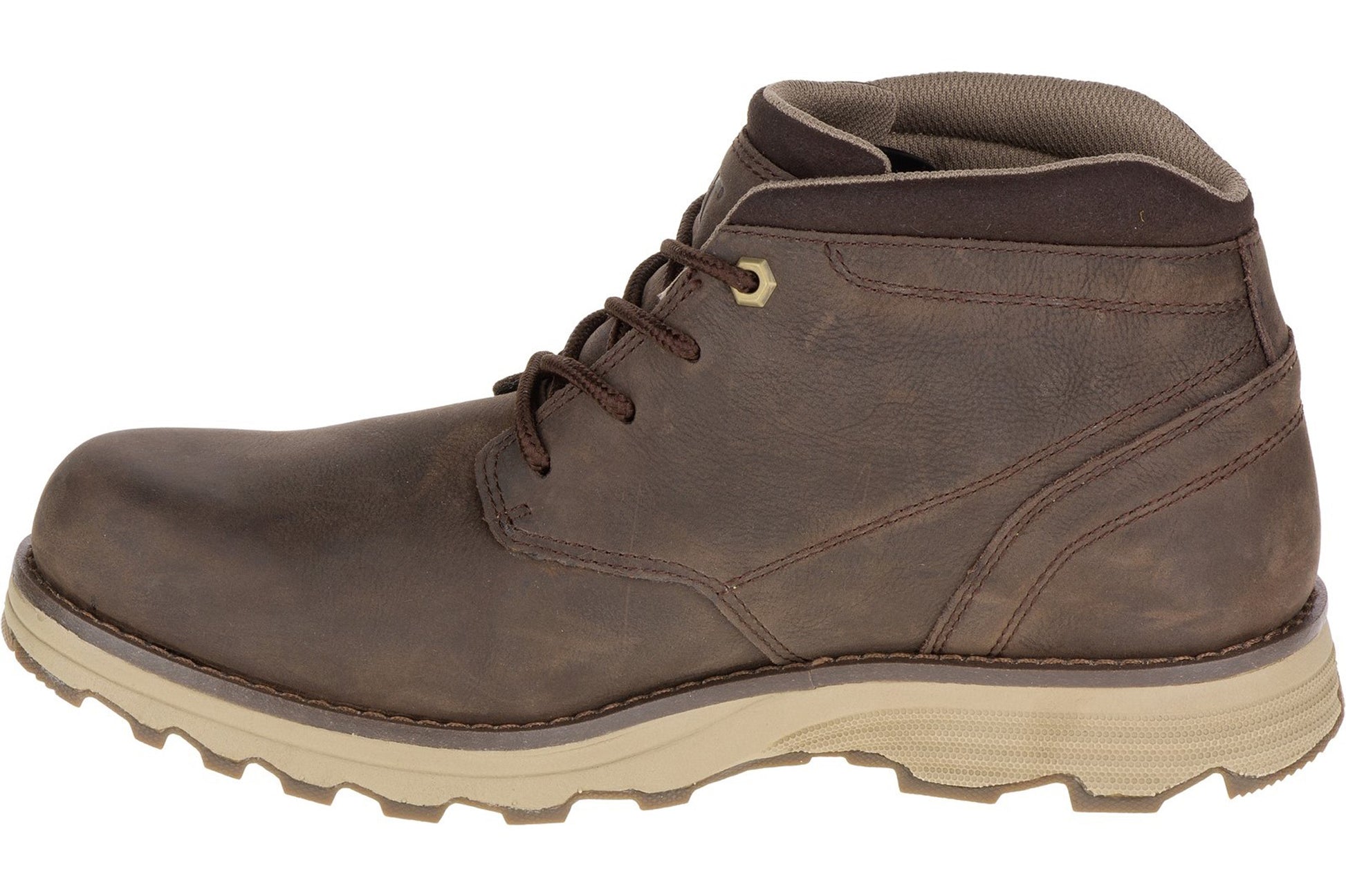 cat-lifestyle-elude-waterproof-boots-dark-brown-mens-boots-left-flat