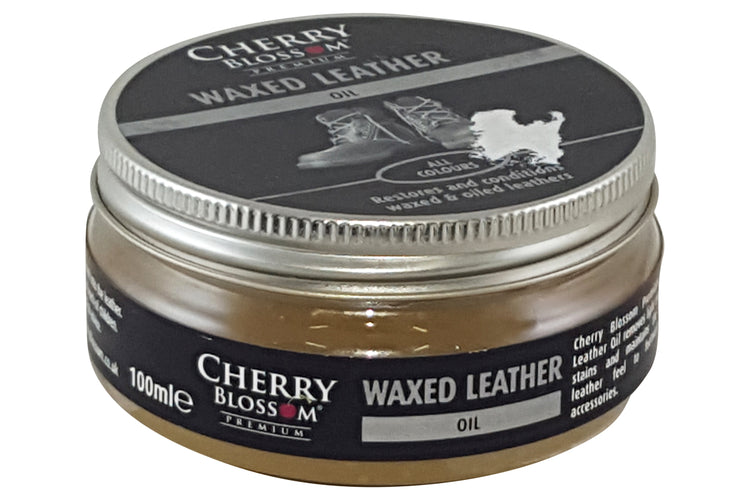 Cherry Blossom Waxed Leather Oil