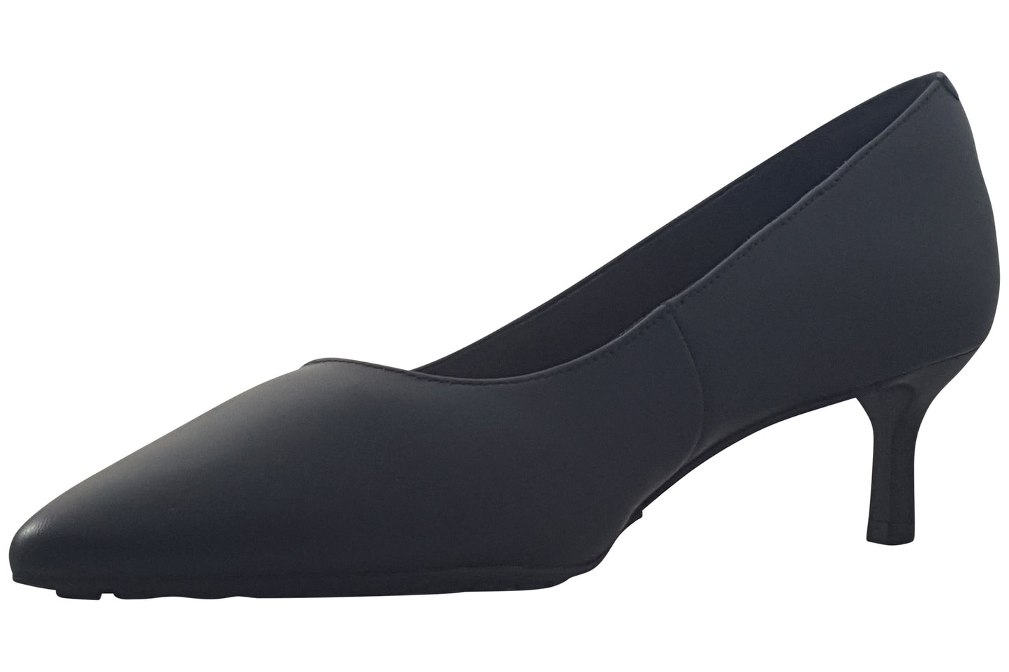 Clarks Adela Court Black Leather Womens Shoes