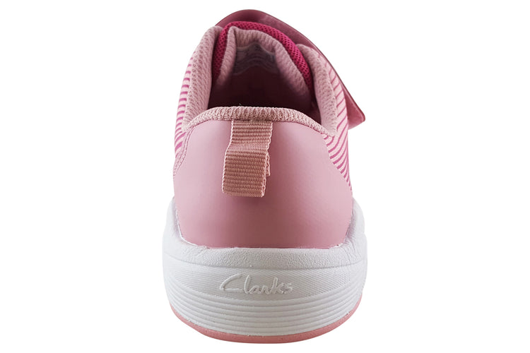 Clarks Aeon Pace O. Pink Interest Girls Sports