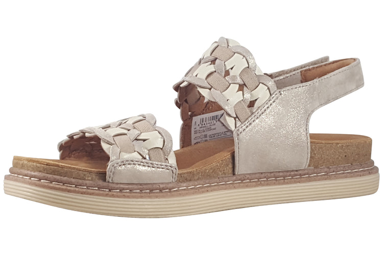 Clarks Arwell Glide Metallic Combi Womens Sandals