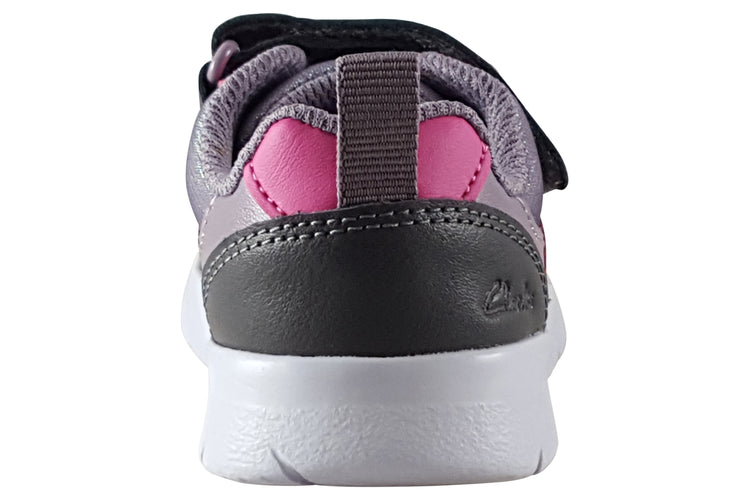 Clarks Ath Shimmer T. Purple Girls Sports