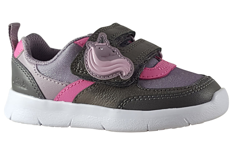 Clarks Ath Shimmer T. Purple Girls Sports