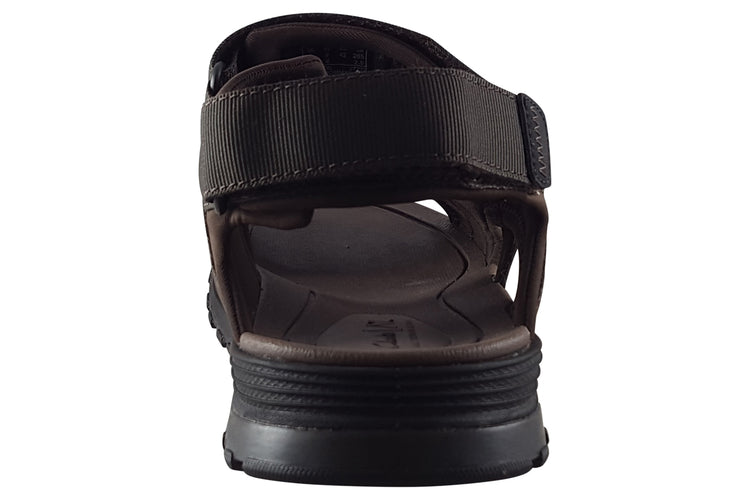 Clarks ATL Trek Sun Brown Combi Mens Sandals