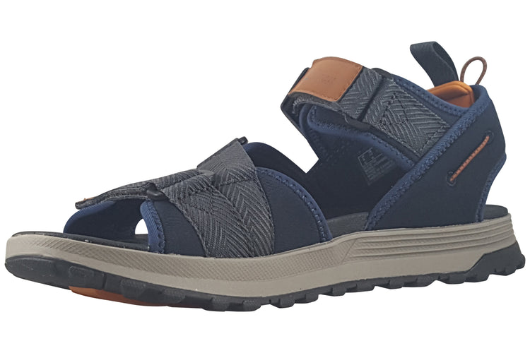 Clarks ATL Trek Tide Navy Combi Mens Sandals