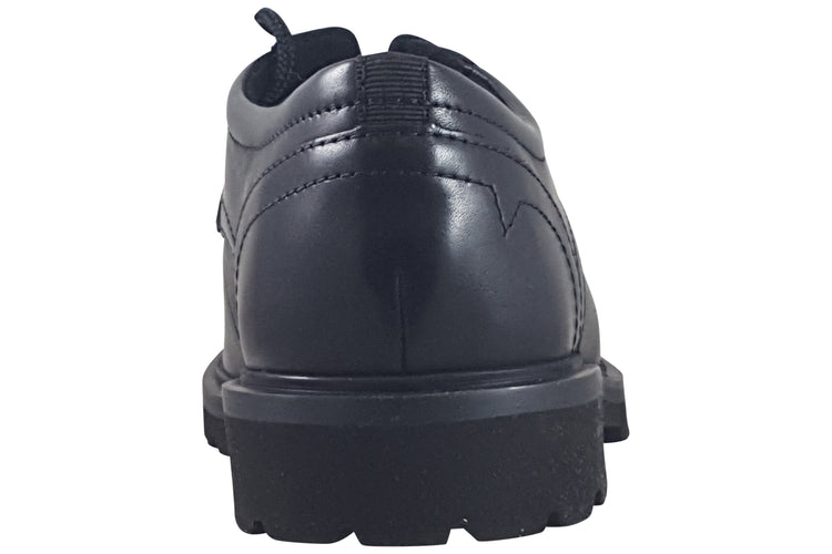 Clarks Berwick Lace Black Leather Mens Shoes