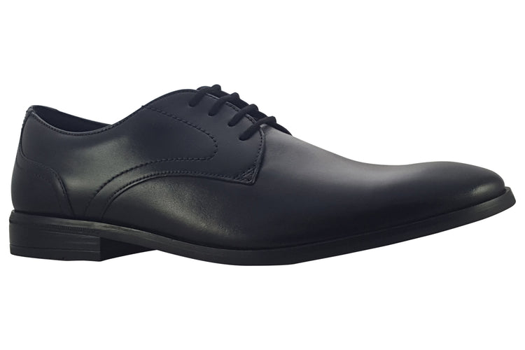 Clarks Brandon Lace Black Leather Mens Shoes