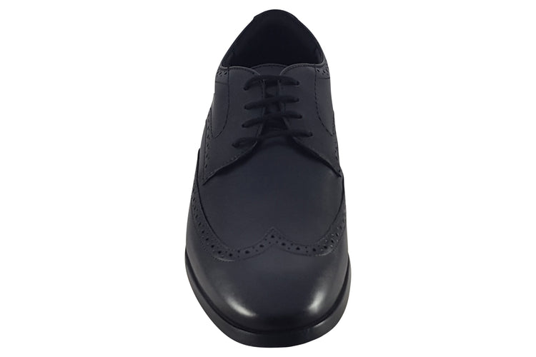 Clarks Brandon Limit Black Leather Mens Shoes