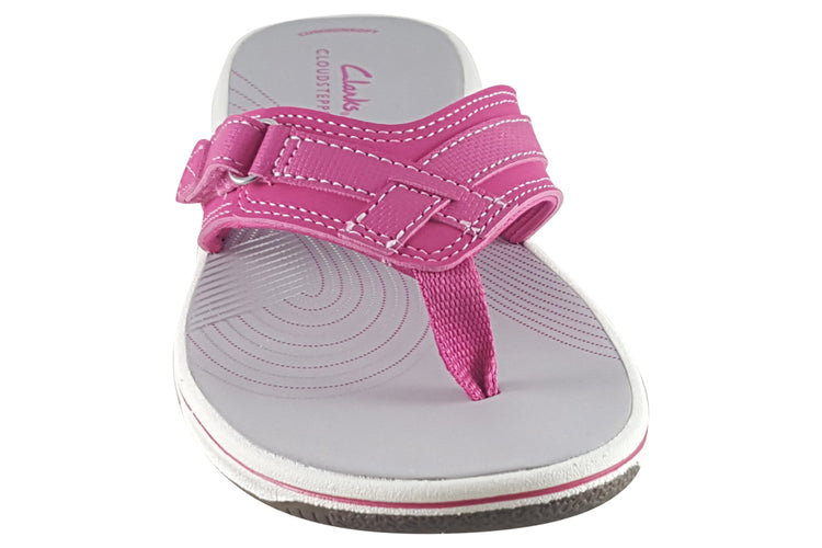 Clarks Brinkley Sea Fuchsia Womens Sandals