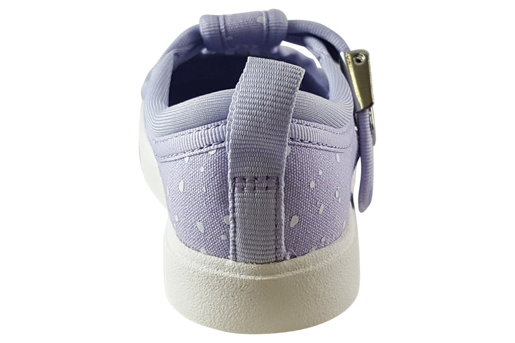 Clarks City Dance T. Lilac Canvas Girls Canvas