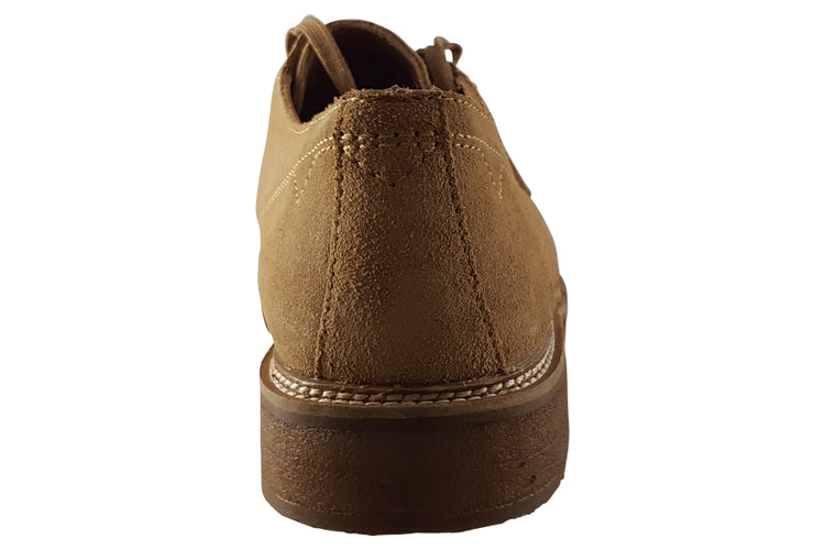 Clarks ClarkdaleDerby Light Tan Suede Mens Shoes