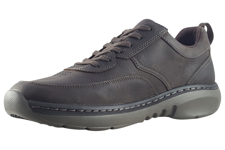 Clarks ClarksPro Lace Dark Brn Tumble Mens Shoes