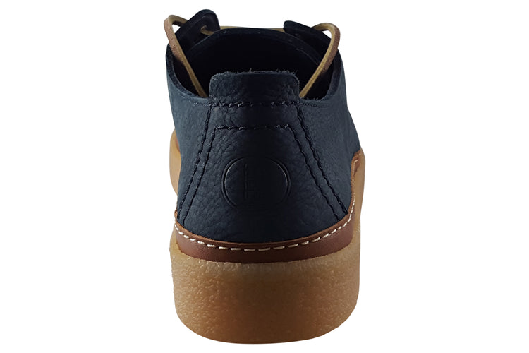 Clarks Clarkwood Low Navy Nubuck Mens Shoes
