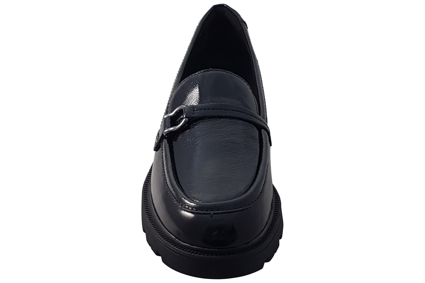Clarks Code L Step Black Pat Lea Womens Shoes