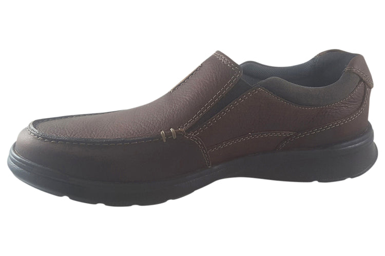 Clarks Cotrell Free Tobacco Leather Mens Shoes