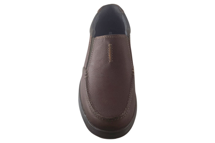 Clarks Cotrell Free Tobacco Leather Mens Shoes
