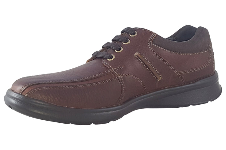 Clarks Cotrell Walk Tobacco Mens Shoes