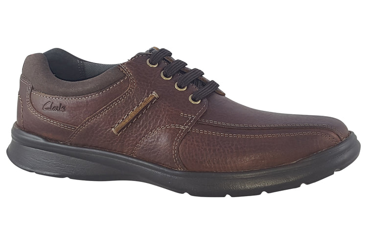 Clarks Cotrell Walk Tobacco Mens Shoes