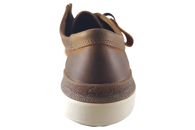 Clarks CourtLiteWally Beeswax Leather Mens Shoes