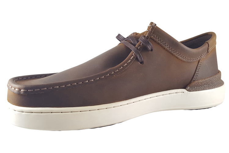 Clarks CourtLiteWally Beeswax Leather Mens Shoes