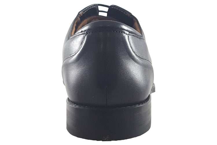 Clarks CraftArlo Lace Black Leather Mens Shoes