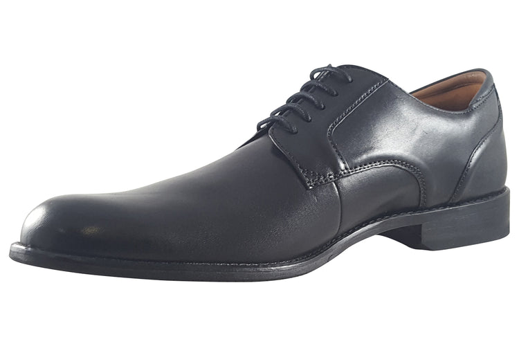 Clarks CraftArlo Lace Black Leather Mens Shoes