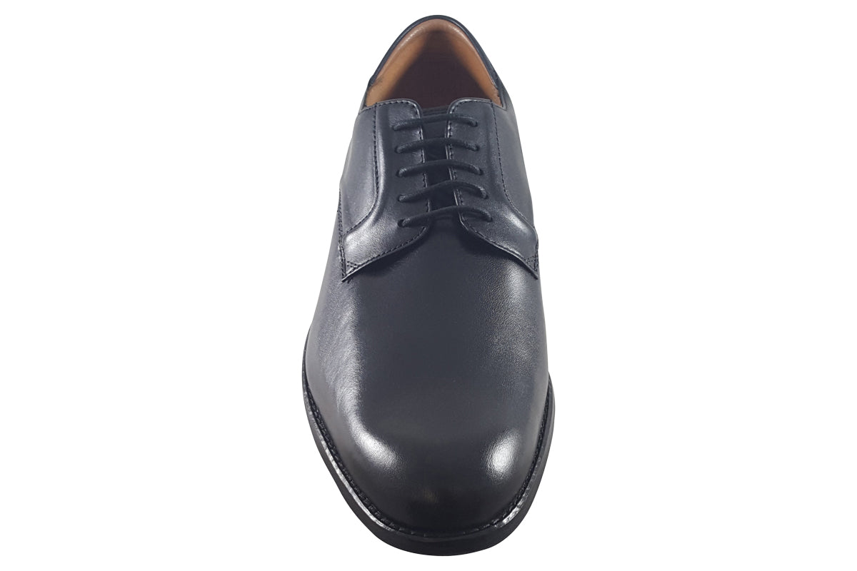 clarks craft arlo lace black leather mens shoes top