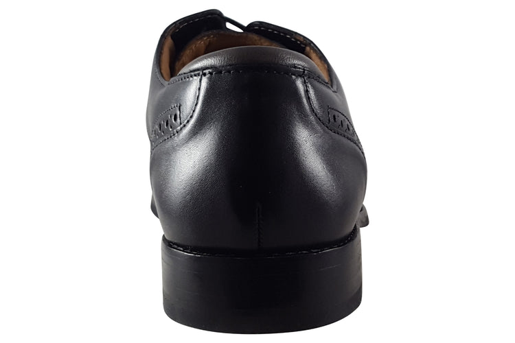 Clarks CraftArloLimit Black Leather Mens Shoes