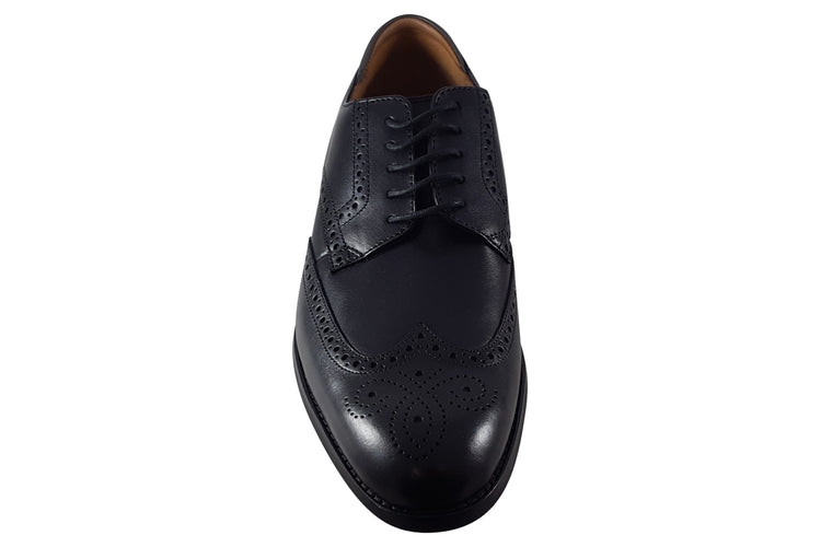 Clarks CraftArloLimit Black Leather Mens Shoes