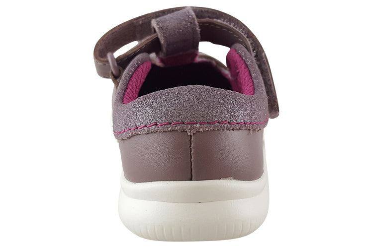 Clarks Crest Prom T. Dusty Pink Girls First Shoes