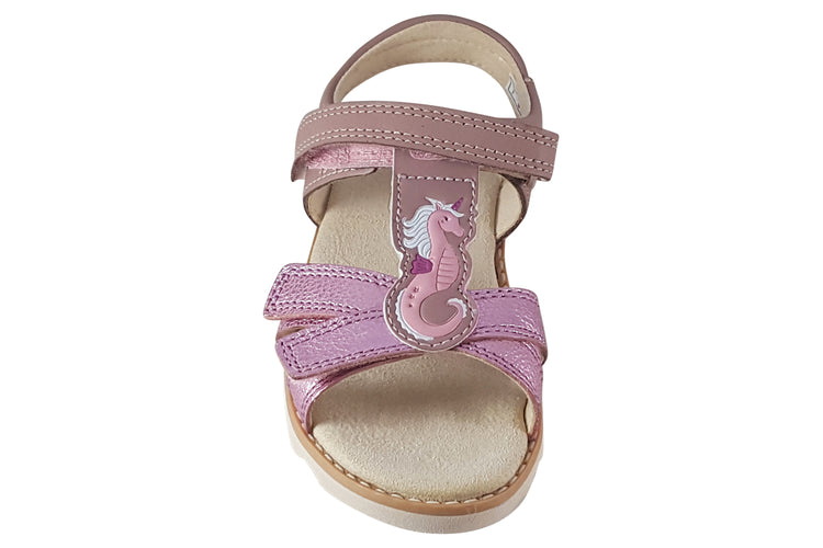 Clarks Crown Brill K. Dusty Pink Girls Sandals