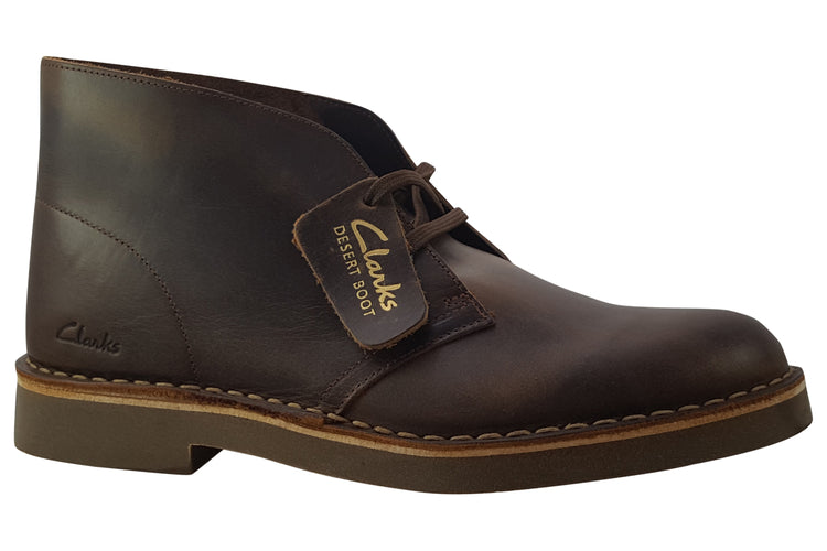 Clarks Desert Bt Evo Beeswax Leather Mens Boots