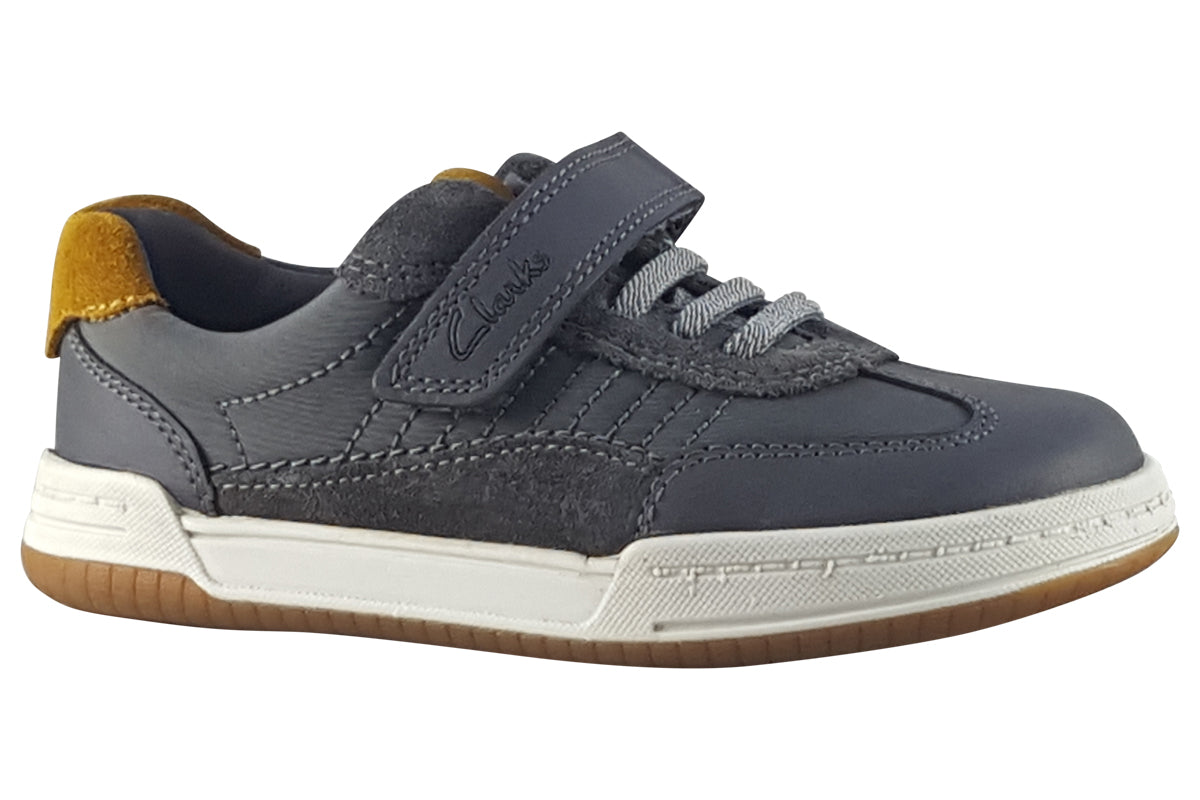 clarks fawn family k grey boys sandals right