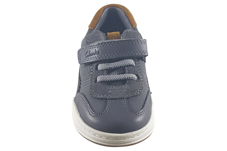 Clarks Fawn Family T Grey Boys First Shoes