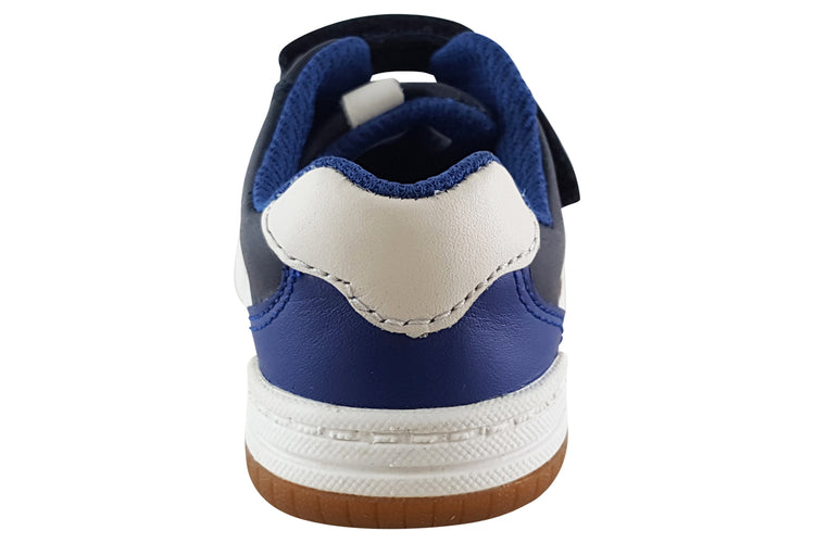 Clarks Fawn Family T Navy Combi Boys First Shoes
