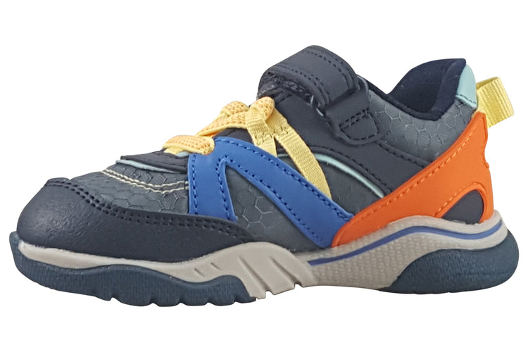 Clarks FeatherPace T Grey Combi Boys Sports