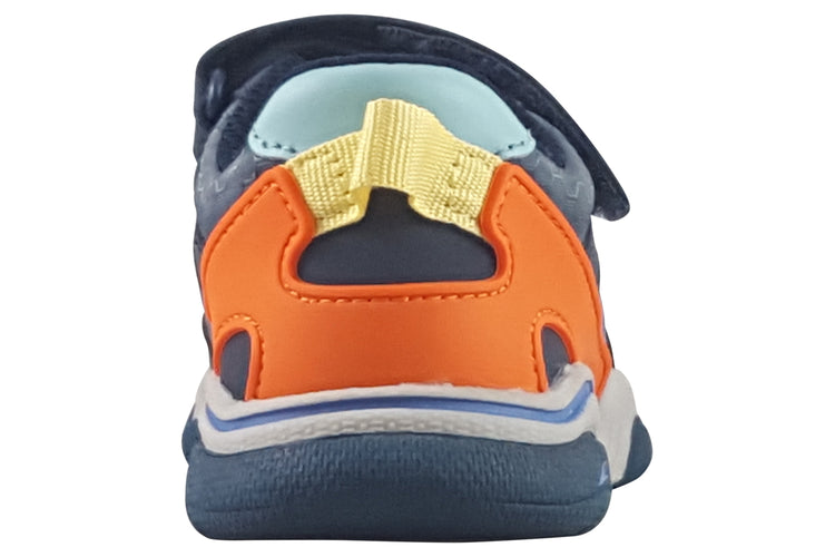Clarks FeatherPace T Grey Combi Boys Sports