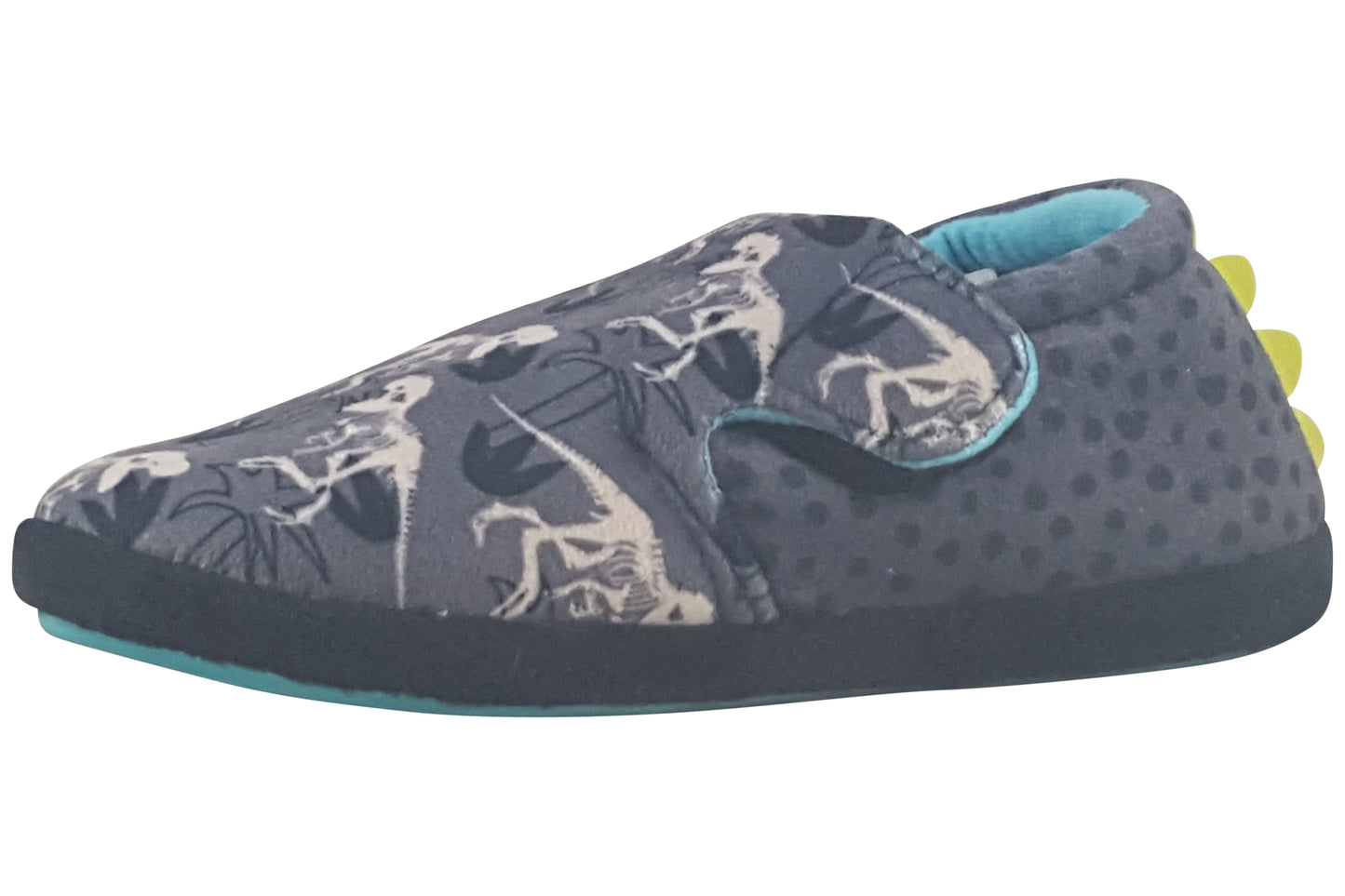 Clarks Fluffy Snug K Dark Grey Int Girls Slippers