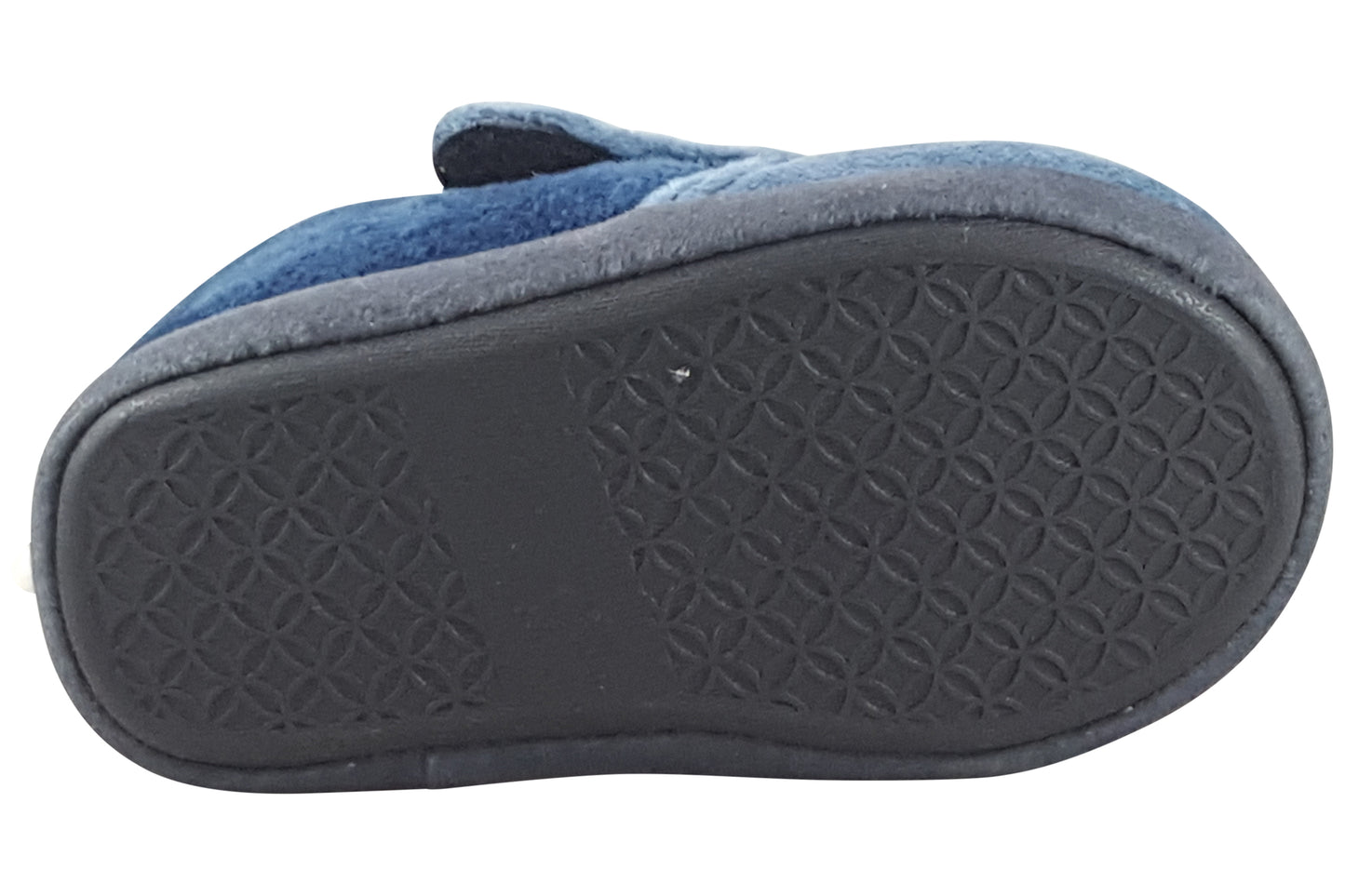 clarks fluffy snug t boys slippers navy sole