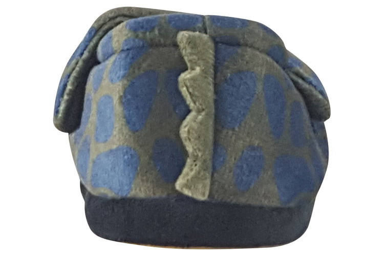 Clarks Fluffy Snug T Boys Slippers Khaki Combi