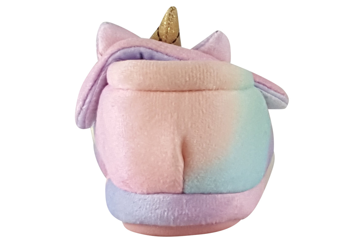 clarks fluffy snug t multicolour girls slippers back