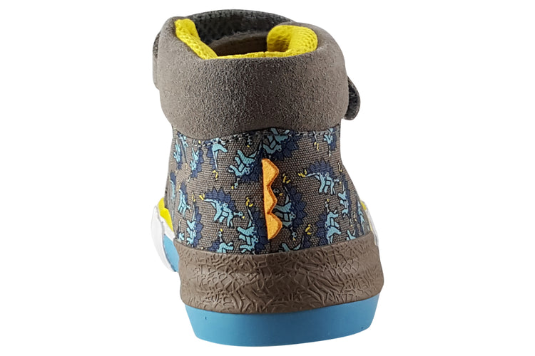 Clarks Foxing Roar Hi T Sage Combi Boys Canvas