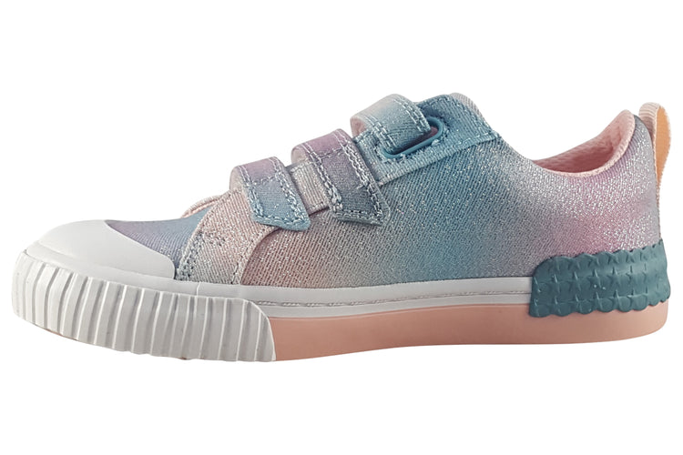 Clarks FoxingBrill K. Pastel Girls Canvas