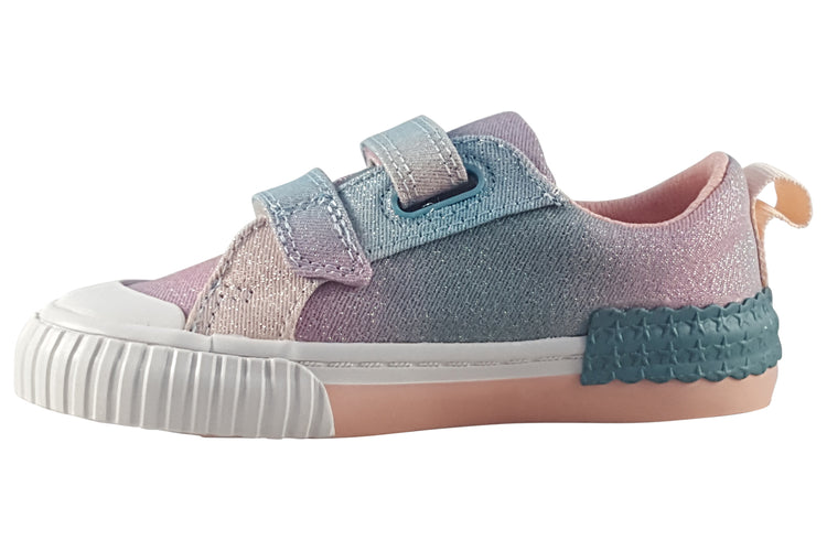 Clarks FoxingBrill T. Pastel Girls Canvas